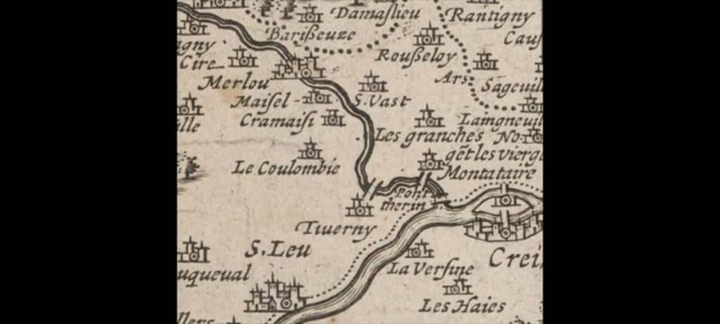 01 - Montataire - Le Thérain - Carte