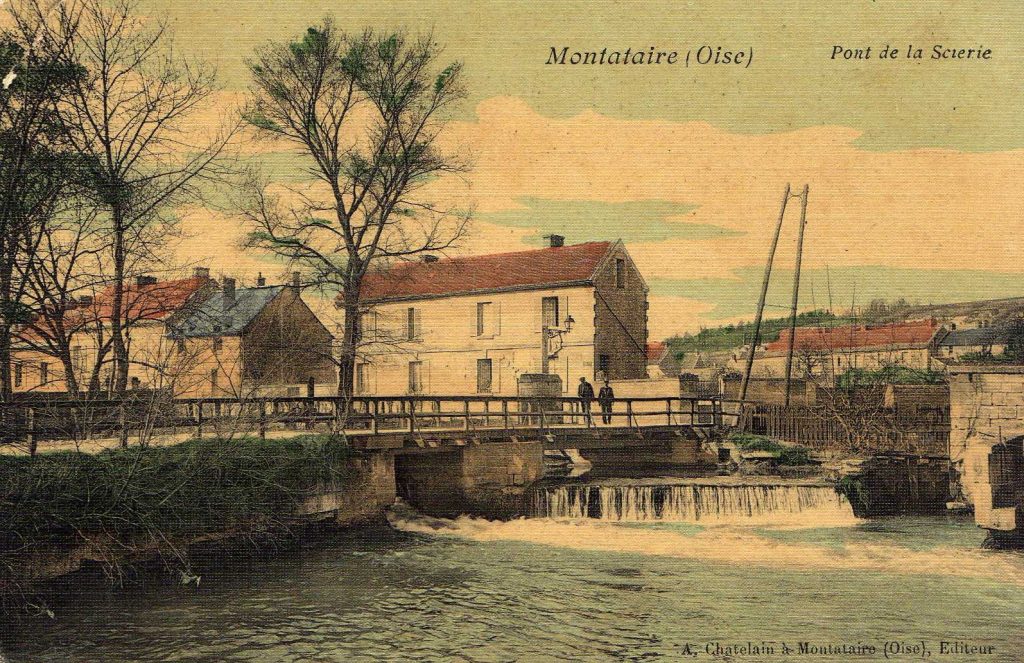 45d- Montataire - Le Thérain - le pont de la scierie ou pont des chaussettes