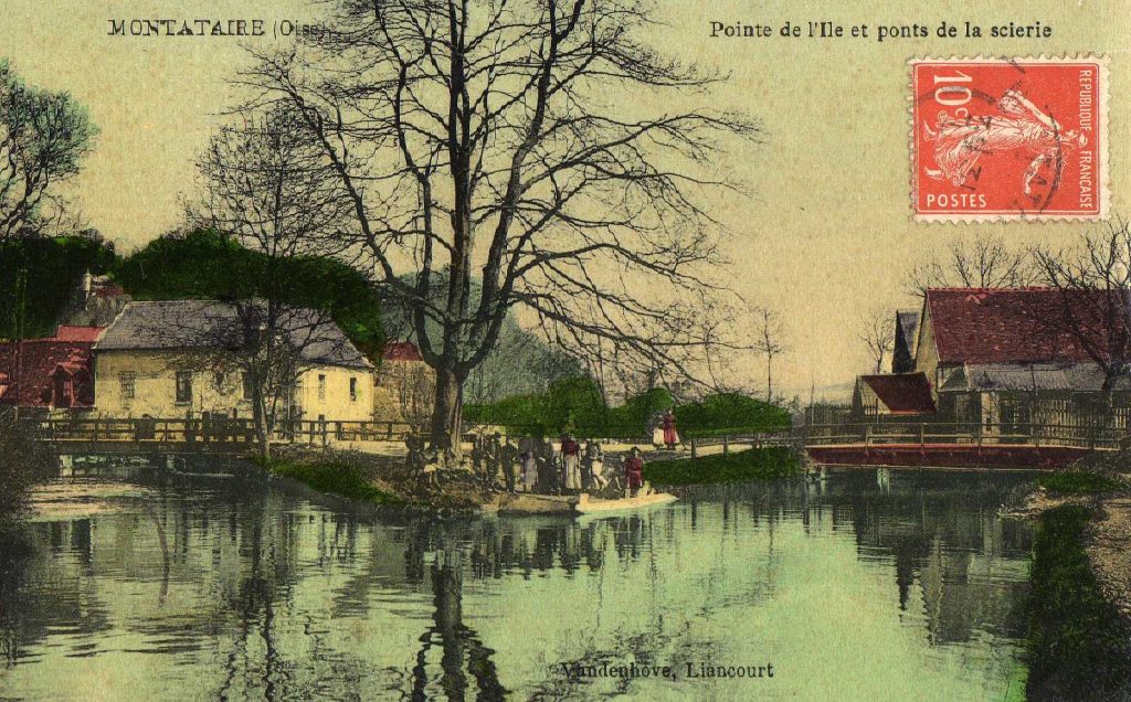 49- Montataire - Le Thérain - le pont de la scierie ou pont des chaussettes