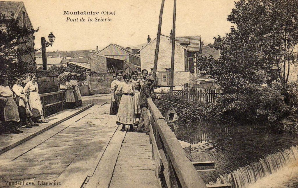 51- Montataire - Le Thérain - le pont de la scierie ou pont des chaussettes