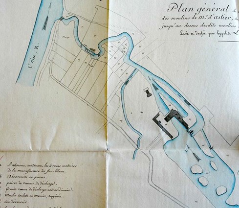 Plan de l'usine, 1823