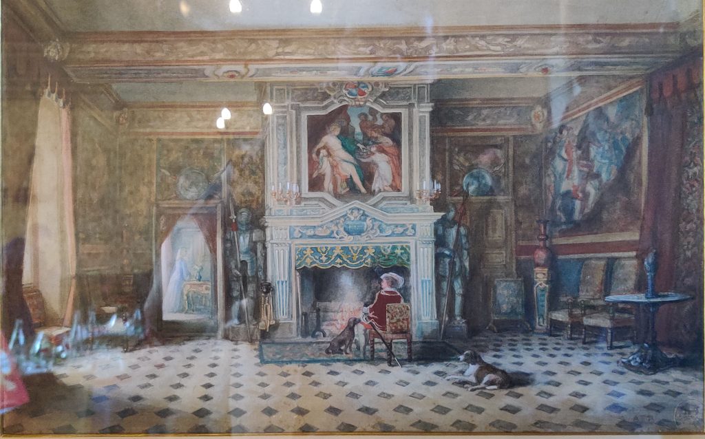 05 – Montataire – Tableau chateau interieur