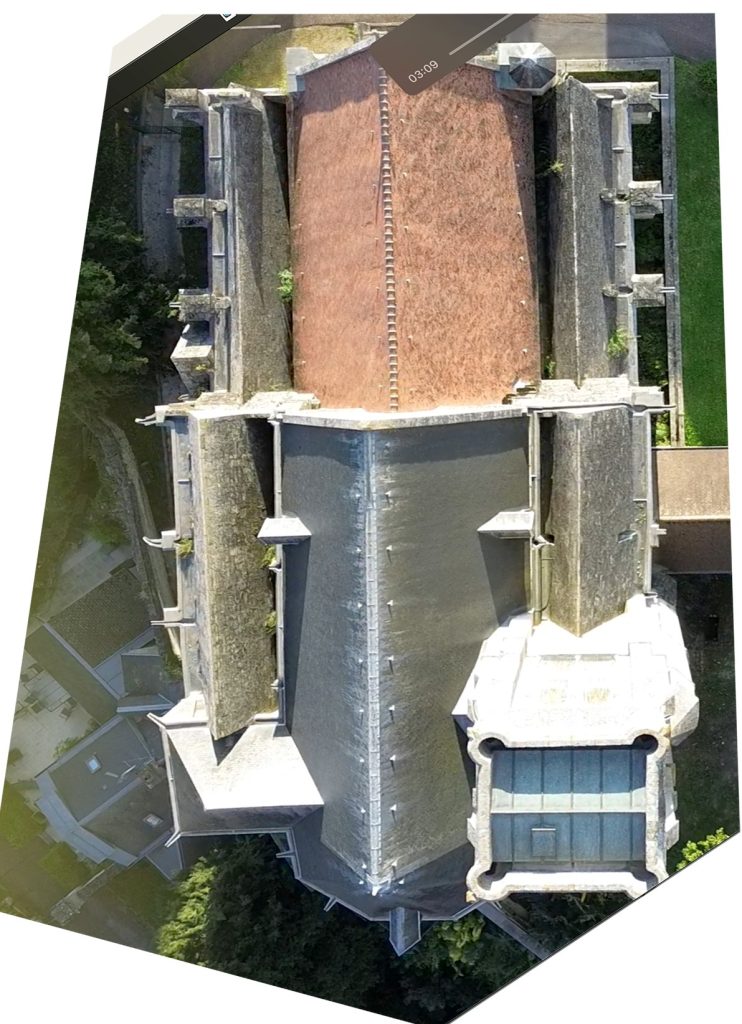 100 – Montataire – Rue de l&rsquo;église – Drone