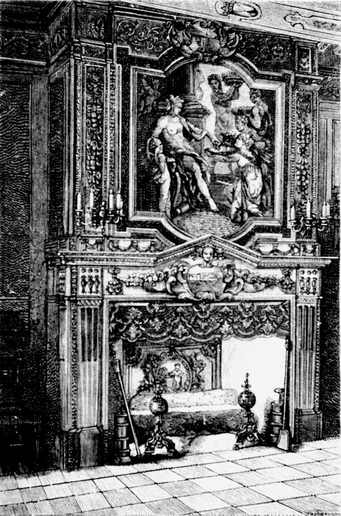 12b – Montataire – cheminée de la salle d’ arme