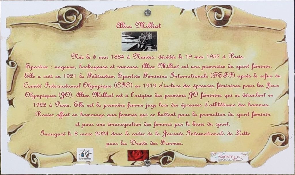 17 – Montataire – Espace milles visages de femmes Alice Milliat
