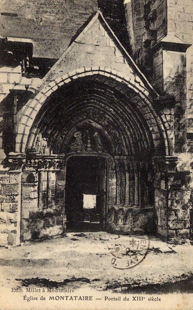 21 – Montataire – Eglise porche Portail Sud V
