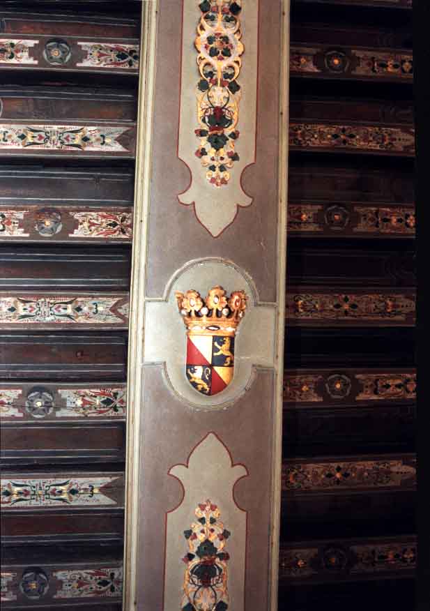 24 – Montataire – Chateau – Interieur – Plafond Salle Réception