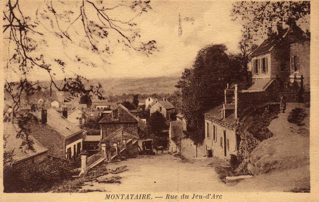 28c – Montataire – rue de l&rsquo;église – rue du jeu d&rsquo;arc