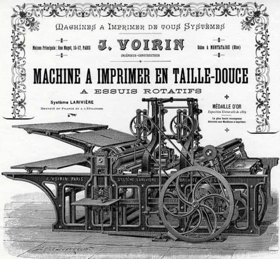80b – Montataire – Voirin – Machine à imprimer