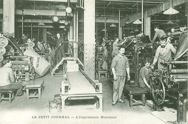 Le petit journal – l’imprimerie Marinoni