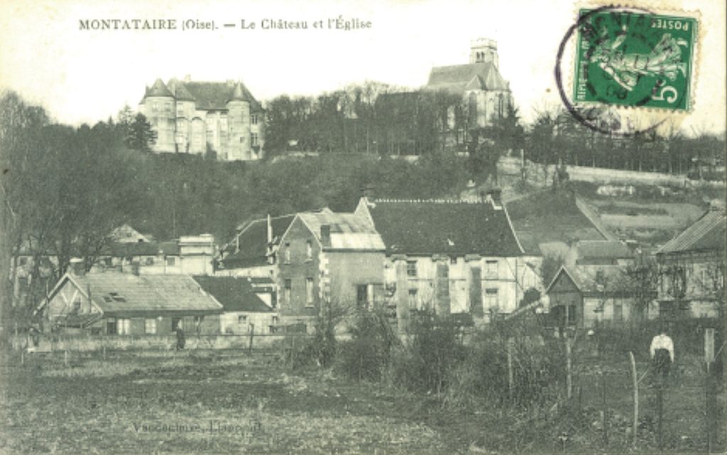 chateau, église début 1900