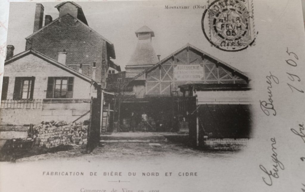 01c – Montataire – Rue de Condé – Brasserie H. Gryson – fabrication cidre et bière