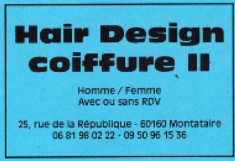 25 Rue de la République -D- Coiffeur Hair Désign Coiffure II