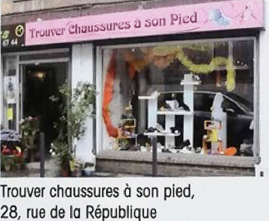28 bis Rue de la République -E- Trouver chaussures à son pieds - Marylène Laurent