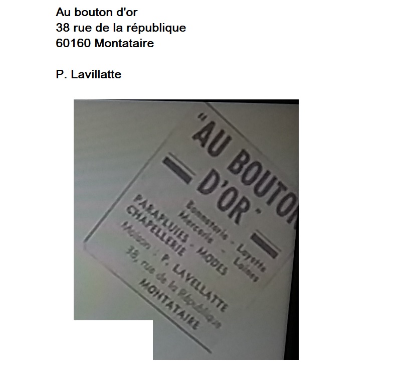 38 Rue de la République -A- Au Bouton d'Or - Lavillatte P