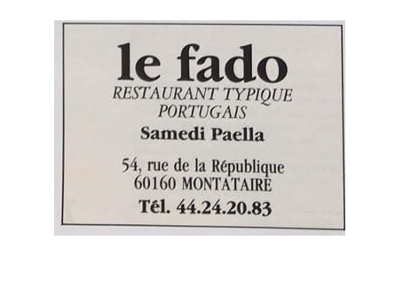 54 Rue de la République -A- Restaurant portugais Le Fado