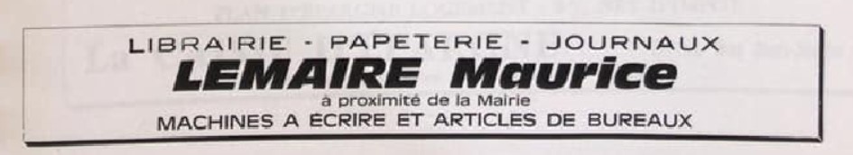 57 Rue de la République -E- Librairie Papeterie Lemaire M