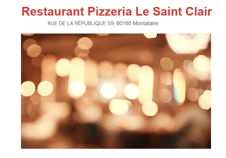 59 Rue de la République -D- Restaurant Pizzeria Le Saint Clair
