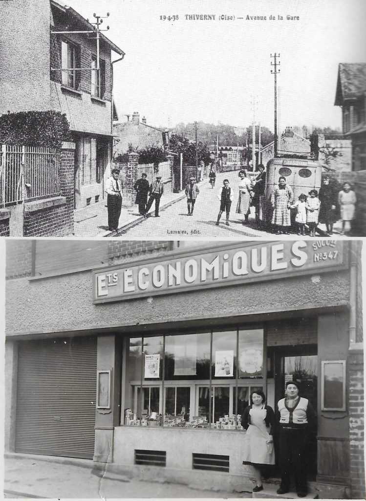avenue de la gare (rue jean jaures actuelle) ets economiques de 1950 à 1970