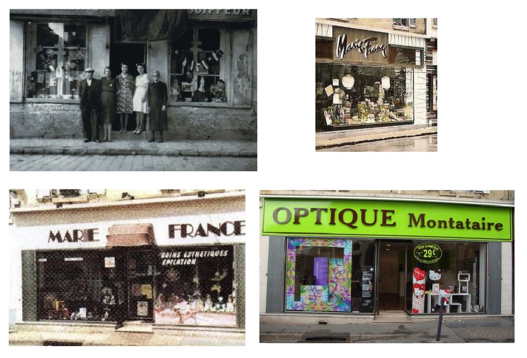 magasin Marquié 1944 puis marie france puis maintenant